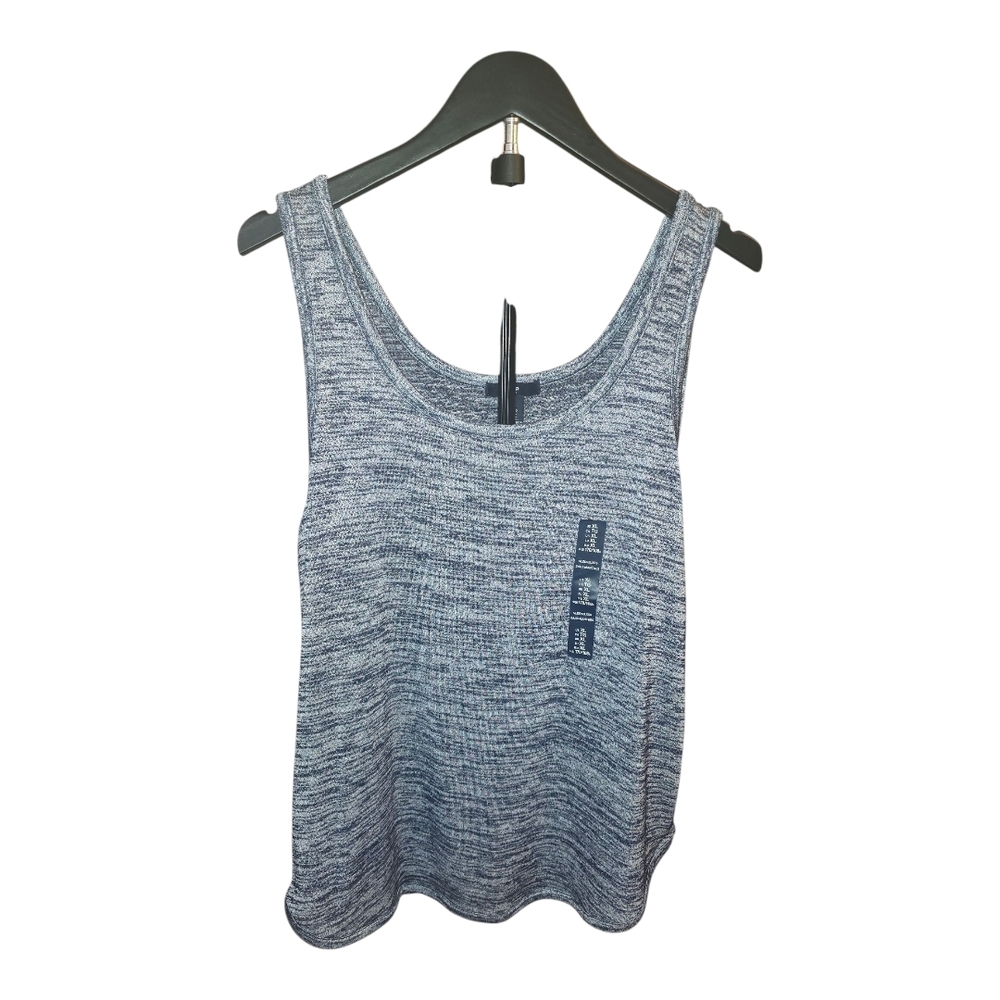 GAP Black And Grey Heather Tank Top